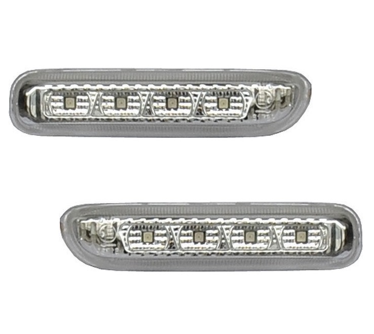 Side turn signals BMW E46 98-01 LED Chrome