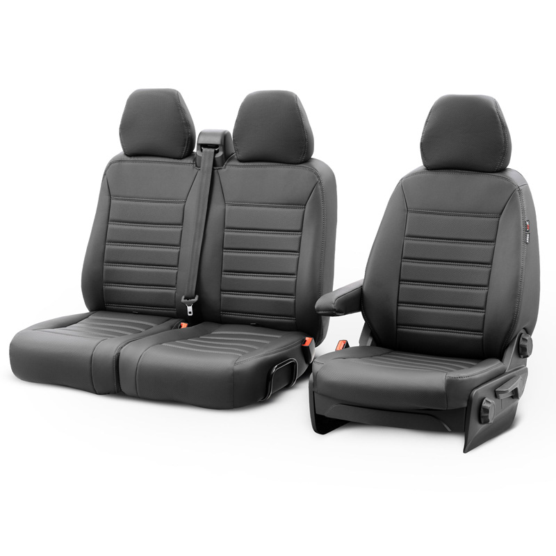 New York Design Artificial leather seat covers 2+1  Renault Trafic/Fiat Talento/Nissan NV300/Opel Vivaro 2014- (complete bench)