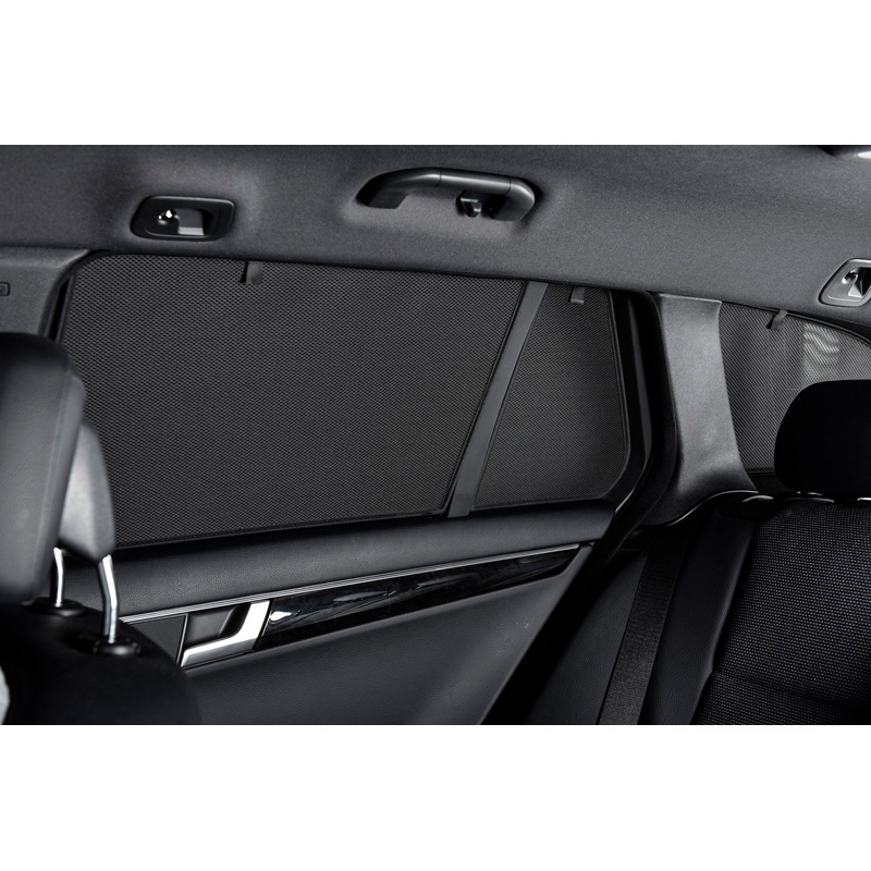 Set Car Shades (rear side doors)  Toyota Hilux VII Facelift Double Cab 2011-2015 (2-pieces)
