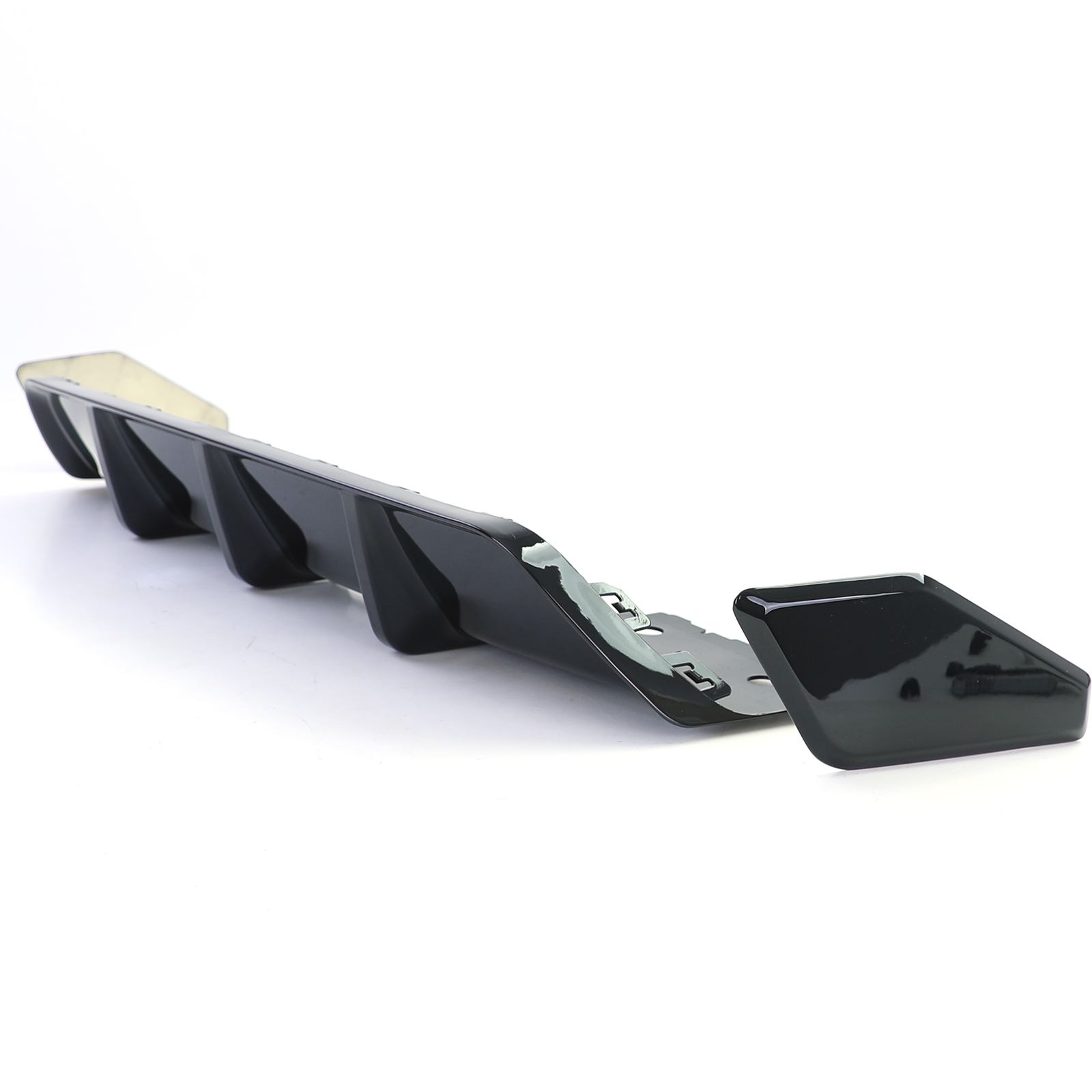 Diffuser passend voor BMW X6 F16 14-19 Performance Look Glans Zwart