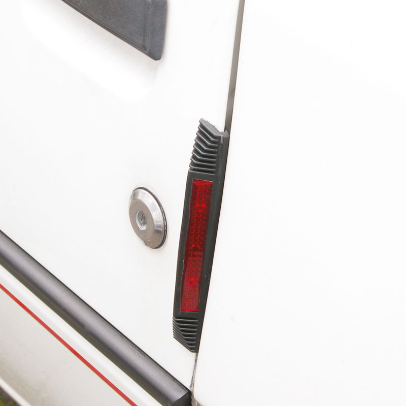 Carpoint Door Protector Set 140mm with Reflector