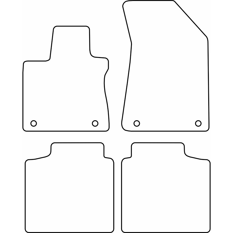 Set car mats  MG (E)HS II PHEV 2024-