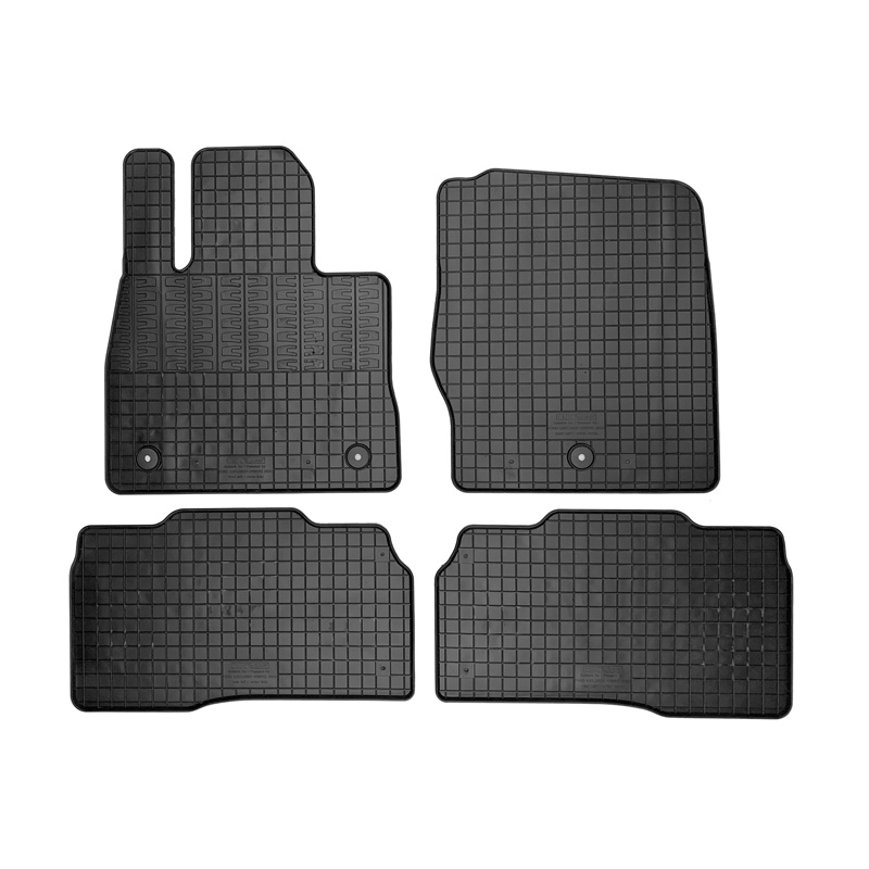 Rubber car mats set  Ford Explorer VI (U625) Hybrid 2020- (4-pieces + fixing system)