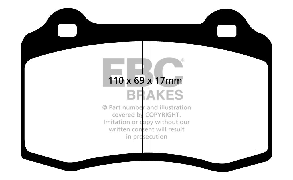 EBC Brakes OPEL Monza 2.5 79-83 Remblokken voorzijde