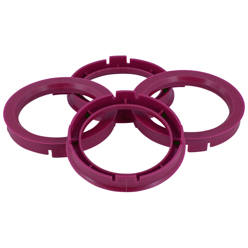 Set TPI Hub Centric Rings - 70.4->66.1mm - Purple