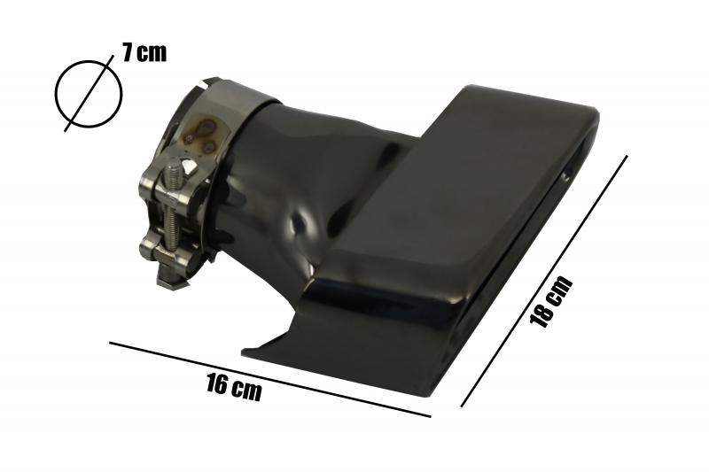 Diffuser met Sierstukken BMW G30/G31 Glossy black 17-