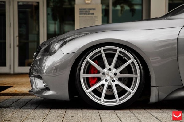 Vossen VFS1 8.5x19 5x130 ET45 Silver Brushed Flat Face