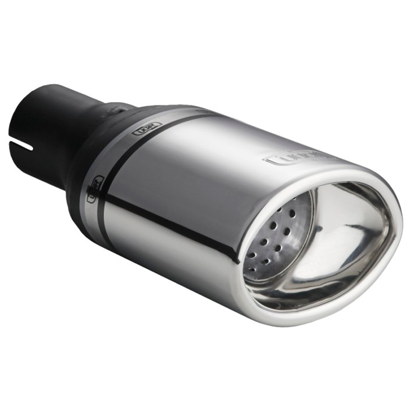 Ulter Sport Exhaust finisher - Oval 120x80mm - Length 120mm - Installation ->50mm - Inox