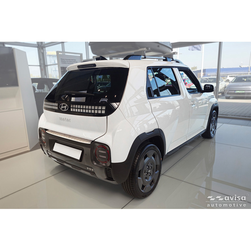 Avisa Stainless Steel Rear Bumper Protector  Hyundai Inster 2024- - Silver