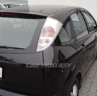 Taillights Ford Focus 98-04 Clear Chrome