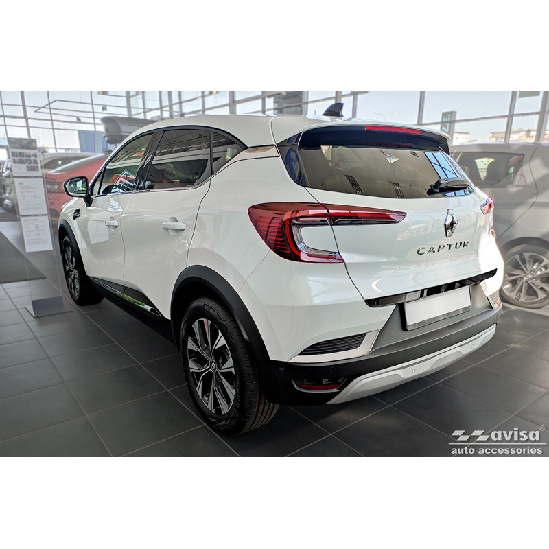 Black Chrome Stainless Steel Tailgate Trim  Renault Captur II 2019- & Mitsubishi ASX II 2023-