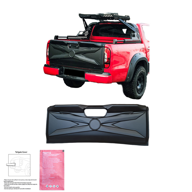 Tailgate Cover  Mercedes X-Class W470 2017- - Matt black