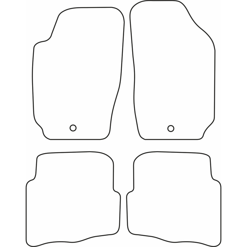 Set car mats  Seat Ibiza 2004-2008 / Cordoba 2004-2009