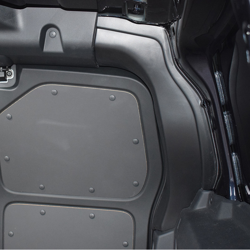 RGM Inner Rear Door Pillar Guards for Volkswagen ID.Buzz Cargo 2022- - Black (ABS)