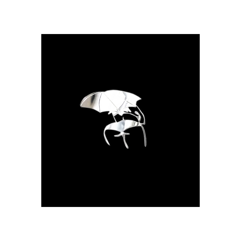 Nickel Sticker 'Umbrella' - 50x50mm
