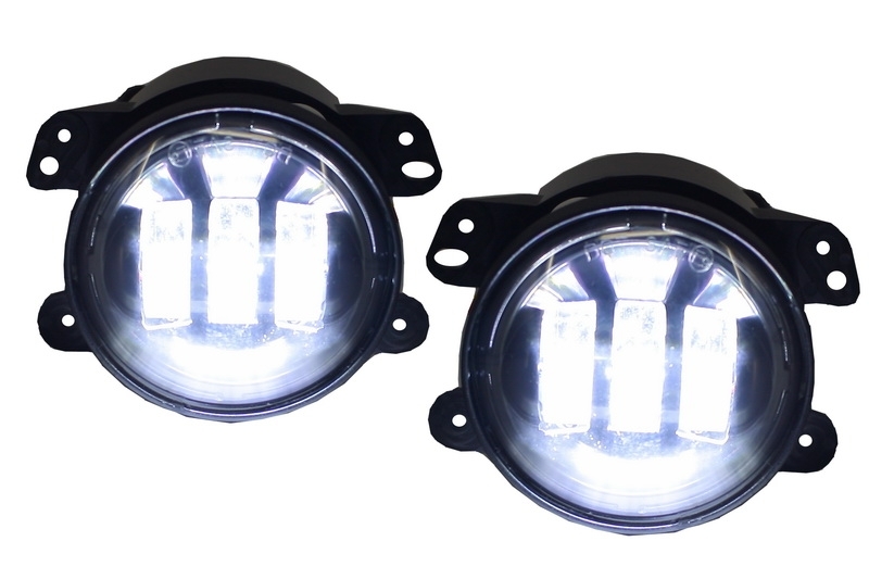 Fog lights JEEP Wrangler JK TJ LJ (2007-2017) FULL LED