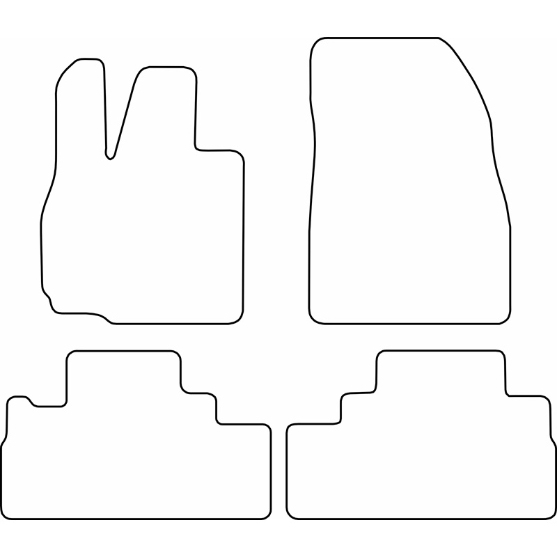 Set velour car mats  Chery Tiggo 9 PHEV 2025-