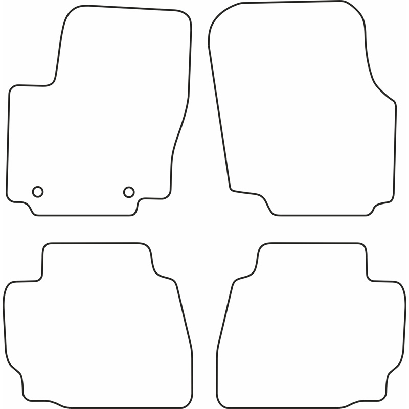 Set car mats  Ford Mondeo 2007-2013
