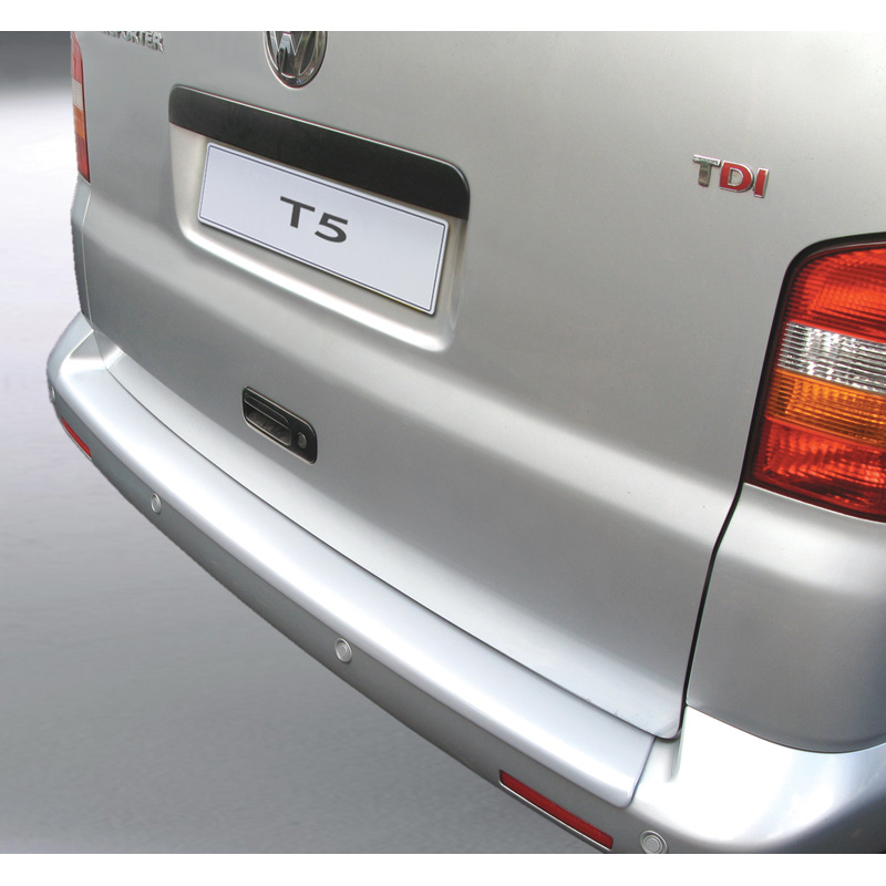 ABS Rear bumper protector  Volkswagen Transporter T5 2003-2012 Silver