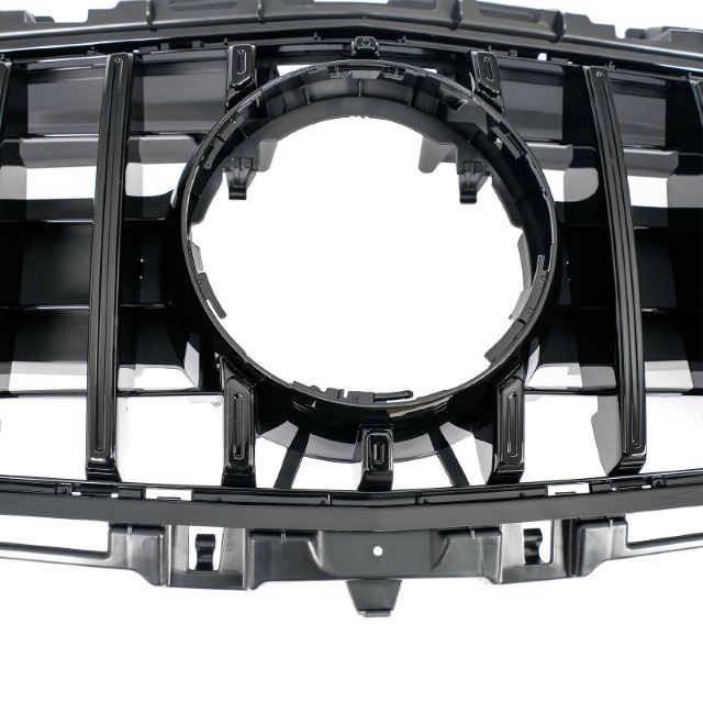 Grill passend voor Mercedes Benz AMG GT C190 R190 2 Deurs 15-17 Zwart
