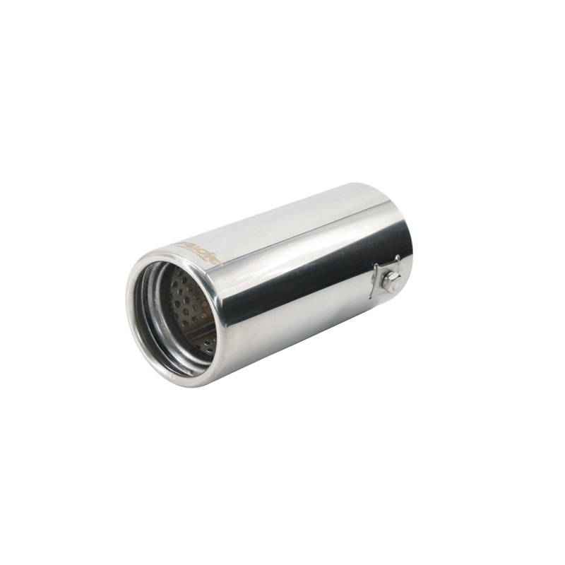 Simoni Racing Exhaust Tip Round Inox - Ø63xL130mm - Installation 37-61mm