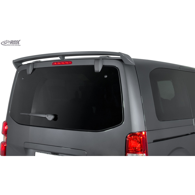 RDX Racedesign Roof spoiler  Citroën Jumpy/Dispatch/Spacetourer & Peugeot Expert III/Traveller & Toyota Proace 2016- & Opel Vivaro C/Zafira Life 2019- & Fiat Scudo/Ulysse 2022- (with rear hatch) (PU)