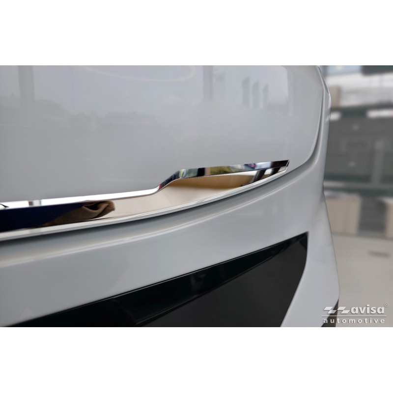 Avisa Chrome Stainless Steel Trunk Tailgate Trim Cover  BMW X4 II (G02) M-Sport Facelift 2021-