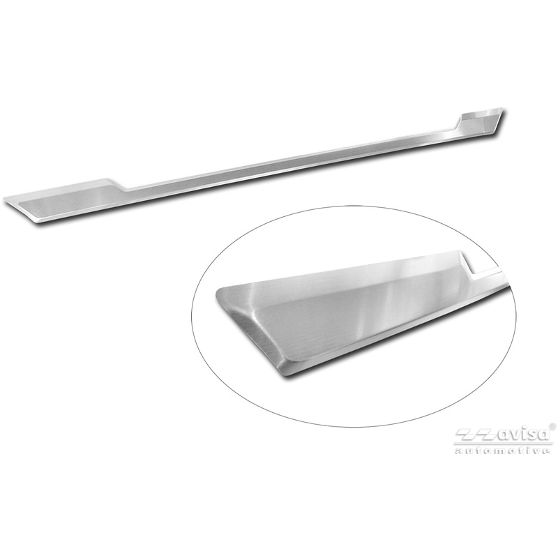 Avisa Brushed Stainless Steel Trunk Tailgate Trim Cover  Skoda Kamiq (NW4) 2019-2024 & Facelift 2024-
