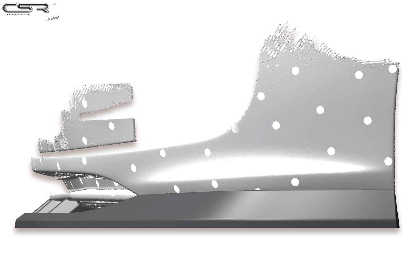 Voorspoiler passend voor VW Golf 6 GTI Edition 35 Glans Zwart – 05/2011–11/2012