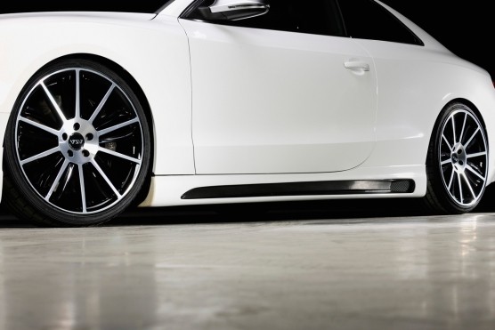 Zijskirts passend voor Audi A5 B8/B81 Sportback Rieger Carbon