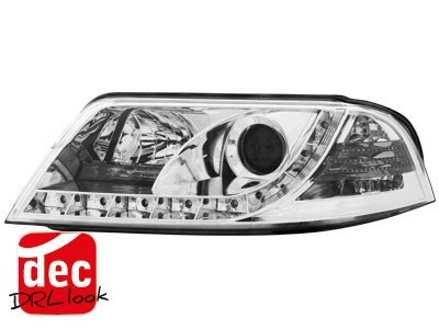 Headlights VW Passat 3BG Devil Eyes Dayline Chrome