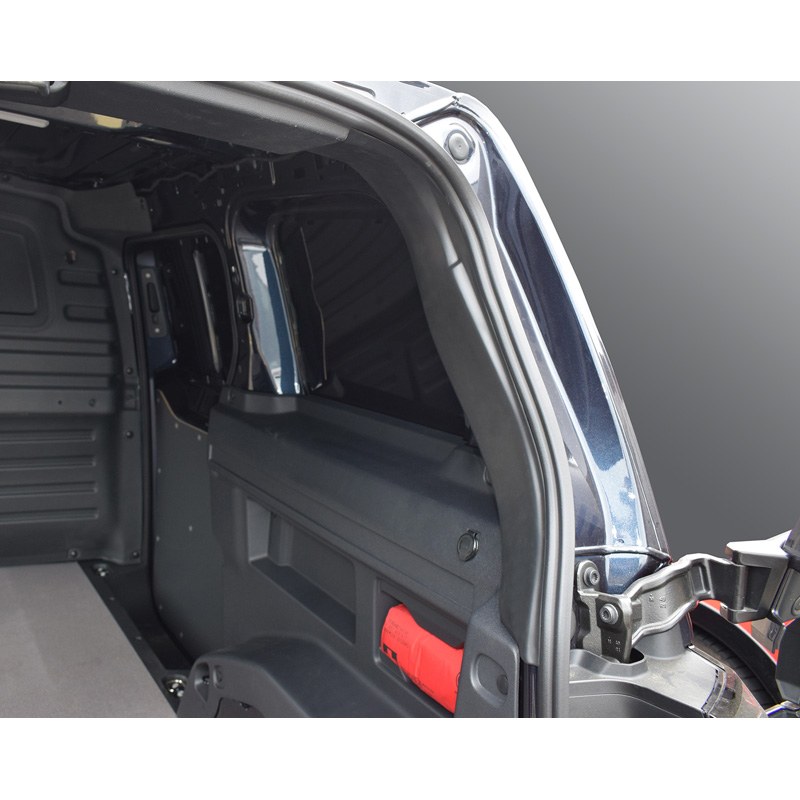 RGM Inner Rear Door Pillar Guards for Volkswagen ID.Buzz Cargo 2022- - Black (ABS)