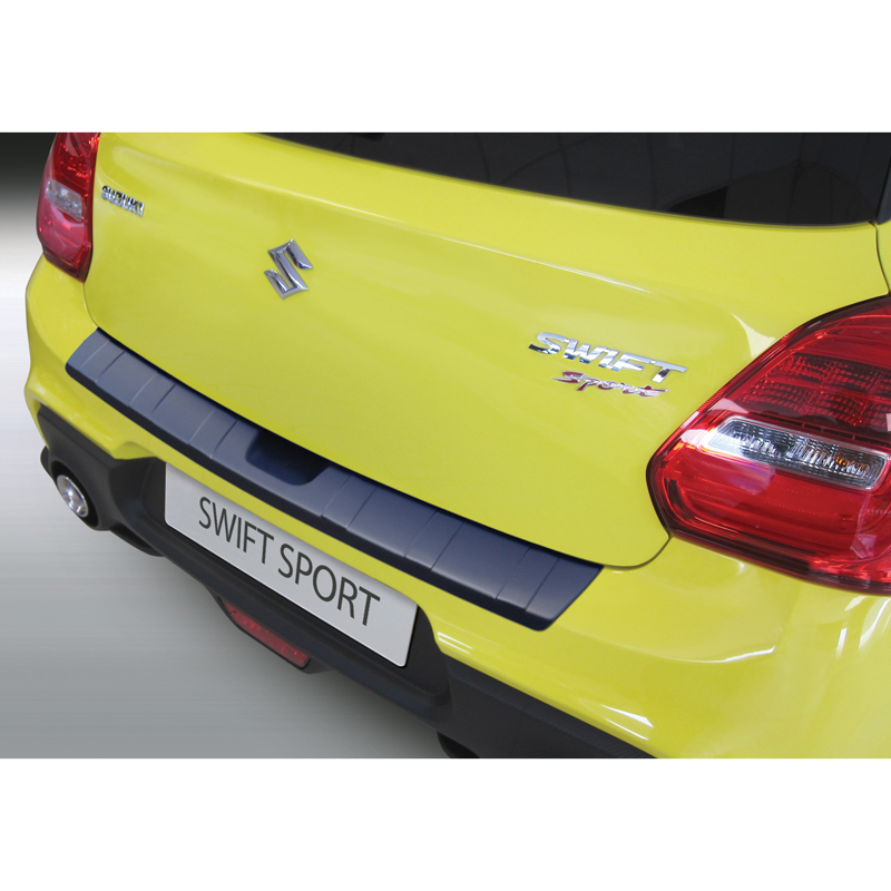 ABS Rear bumper protector  Suzuki Swift Sport 4/2018- 'Ribbed' Black