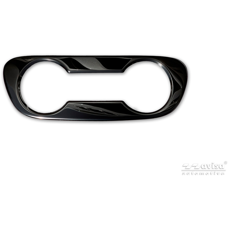 Avisa Stainless Steel cup holder trim cover  Mercedes Vito Tourer W447 Facelift 2024- - Black