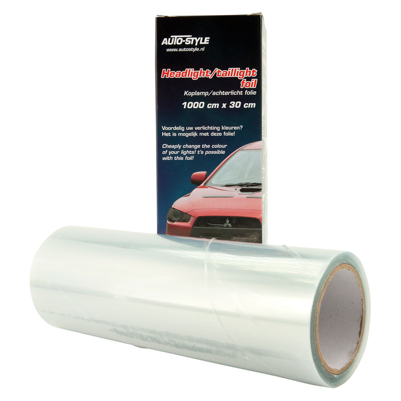 Head/Tail light foil - Transparent - 1000x30 cm