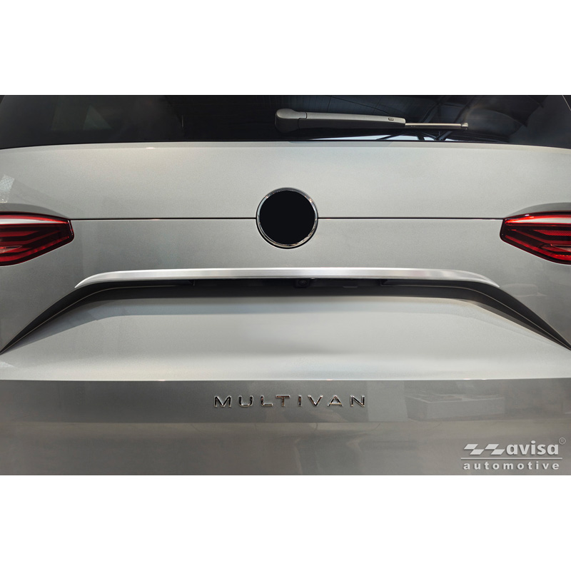 Avisa Brushed Stainless Steel Trunk Tailgate Trim Cover  Volkswagen Mulivan T7 2021-