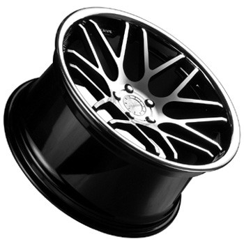 VERTINI MAGIC CONCAVE INOX BLACK MACHINED FACE 8,5x20 5x120