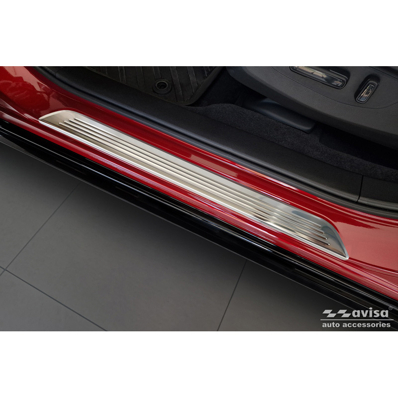 Inox door sill protectors  Honda ZR-V (RZ4) 2023- - 'Lines' - 4-pieces