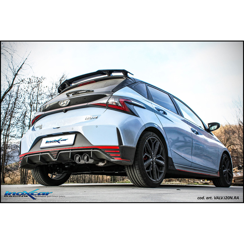 100% Inox Sport Exhaust  Hyundai i20 N 1.6 Turbo (204HP) 2020- 2x90mm Racing