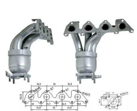 Seat IBIZA 1.4i 16V 1390 cc 55 Kw / 75 cv AUA Magnaflow CAT Bouw