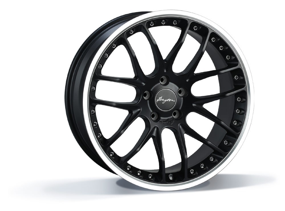 Breyton GTP 5x120 10.5x21 ET 30 Matt Black - Rand gepolijst ( 3