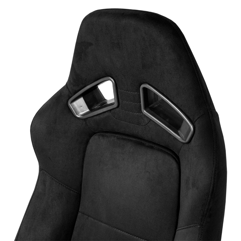 Sport seat 'LH' - Black - Dual-side reclinable back-rest - incl. slides