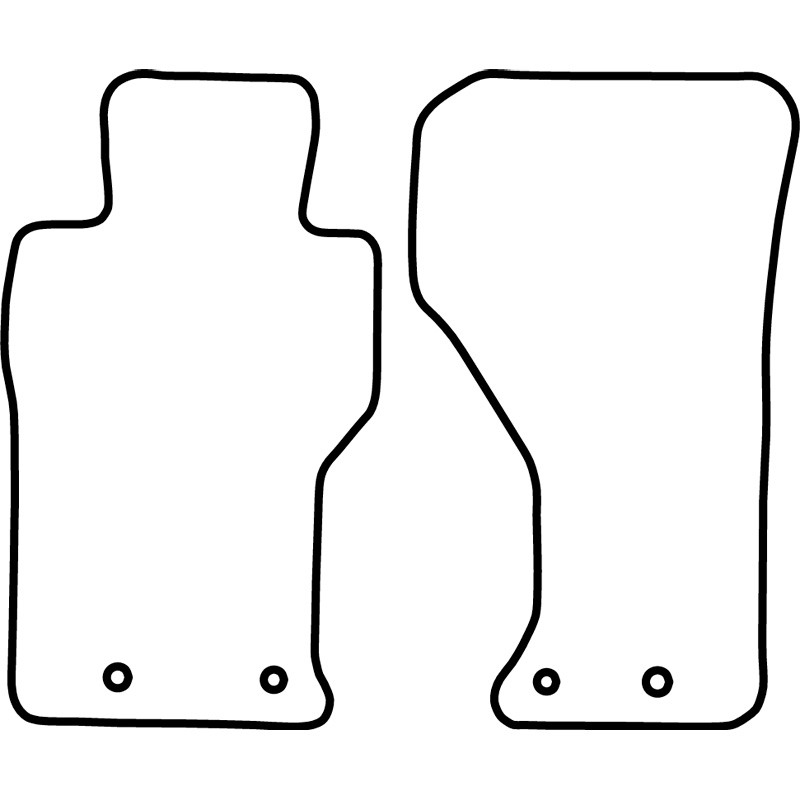 Set car mats  Fiat 124 Spider 2016-