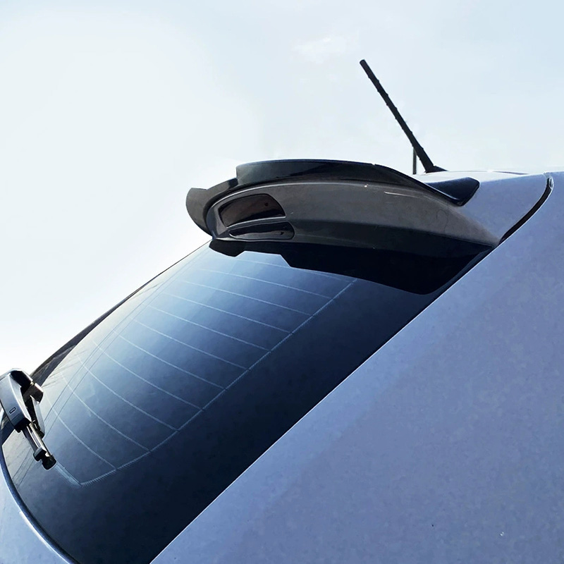 Roof spoiler (Spoiler Cap)  Volkswagen Polo VI (AW) 2017- (ABS Glossy Black)