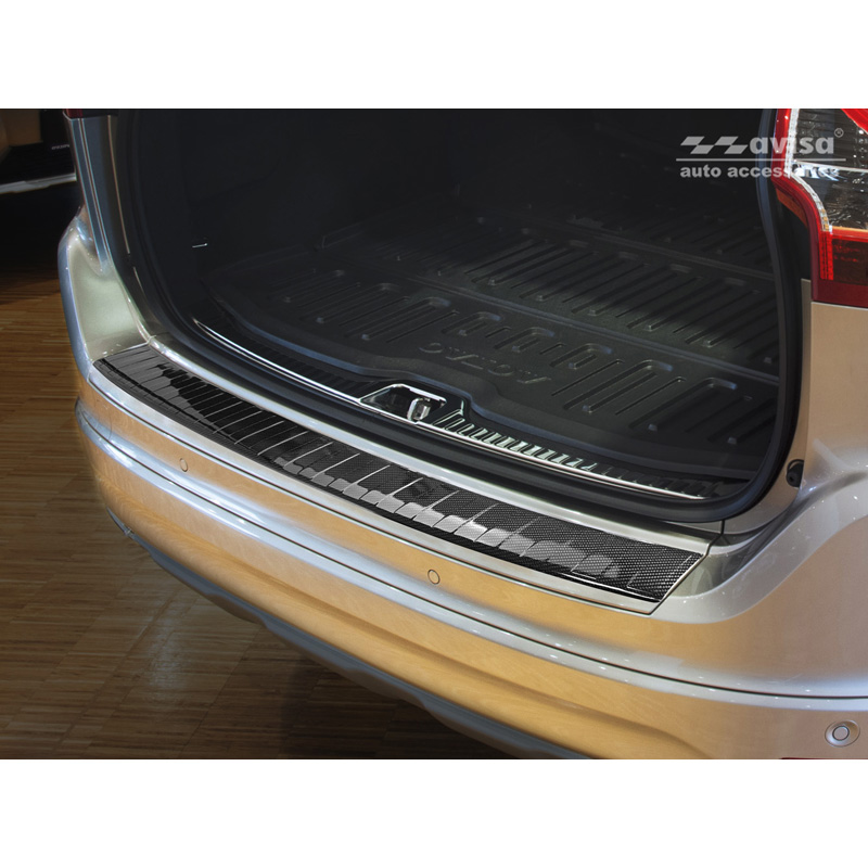 Real 3D Carbon Rear bumper protector  Volvo XC60 Facelift 2013-2016