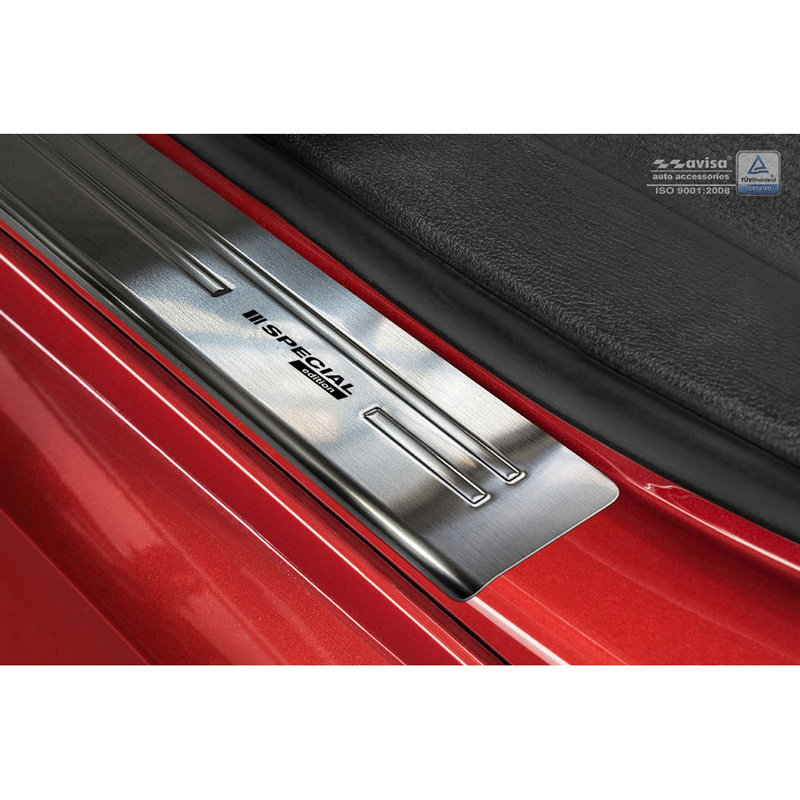 Inox door sill protectors  BMW X6 F16 2014-2019 - 'Special Edition' - 4-pieces