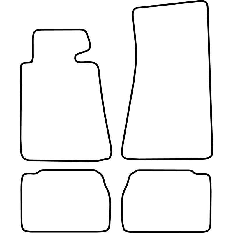 Set car mats  BMW 5-Series (E34) 1988-1996