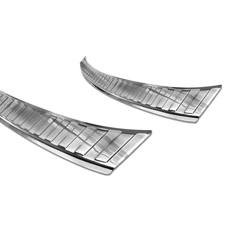 Stainless Steel Rear bumper protector  Renault Clio E HB 5-doors 2019- Incl. Facelift 'Ribs'
