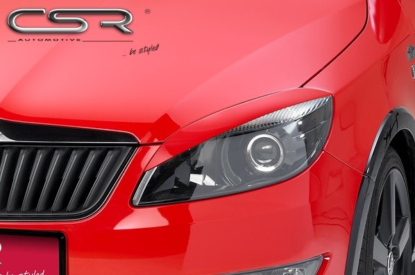 Headlightspoilers Skoda Fabia 2 na Facelift
