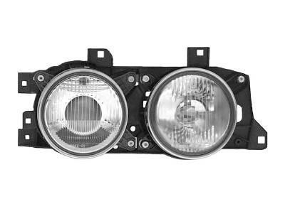 koplampen, Hella, H1+H1, rechts BMW 7 serie E32, 1987-1996